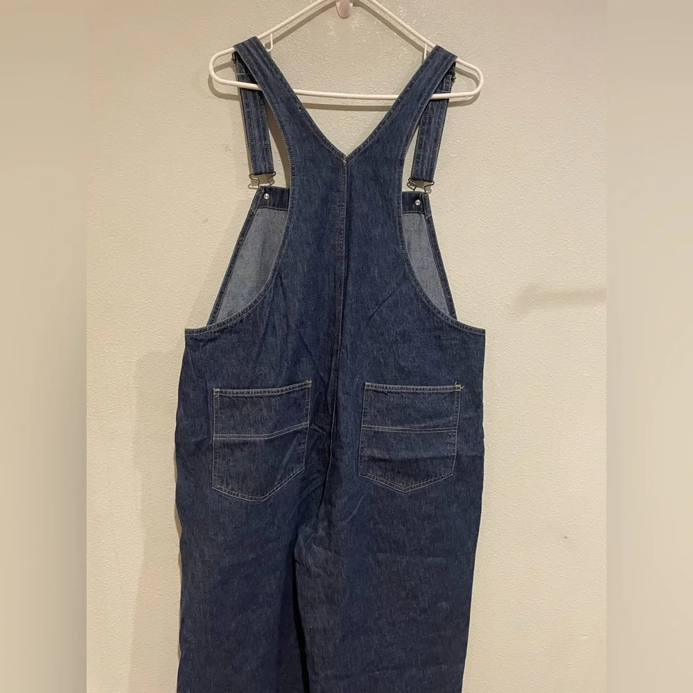 Women’s St John’s Bay Blue Denim Overalls - Picture 5 of 5